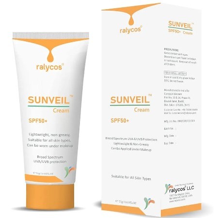 Ralycos Sunveil Cream SPF 50+ Sunscreen